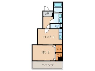 フェルト１７１３の物件間取画像